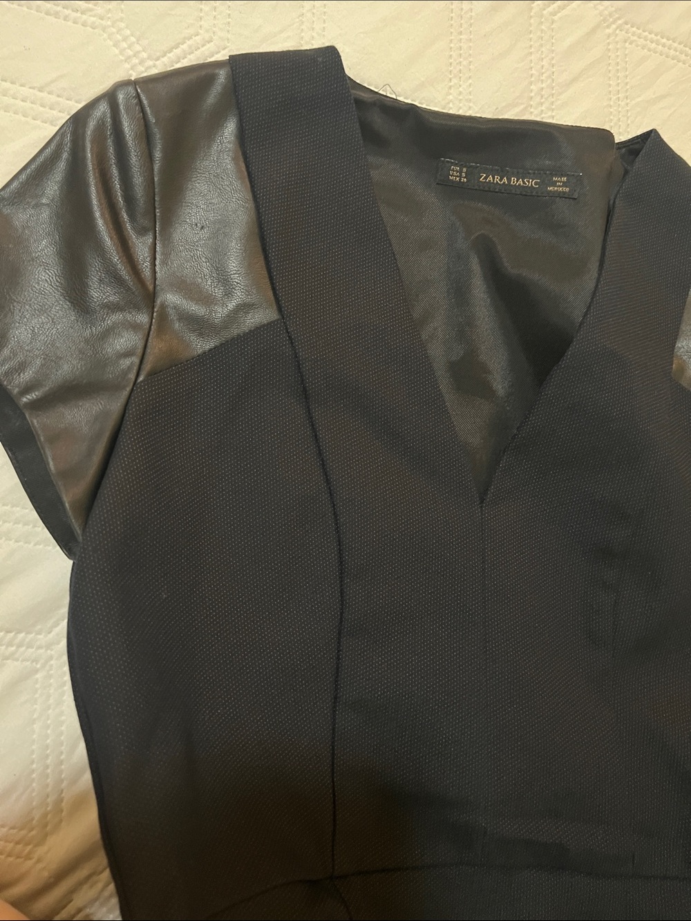 Zara Black Pencil Dress
